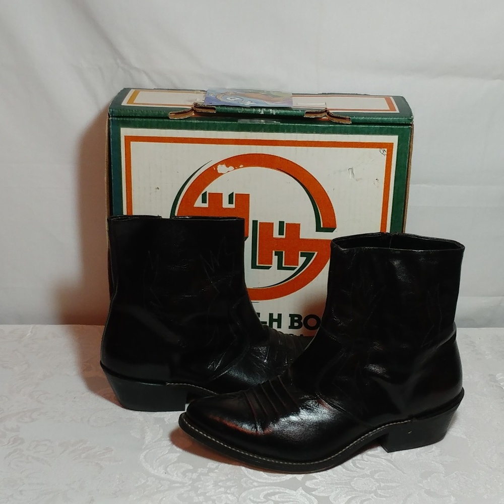 Double H Kidskin Leather Boots